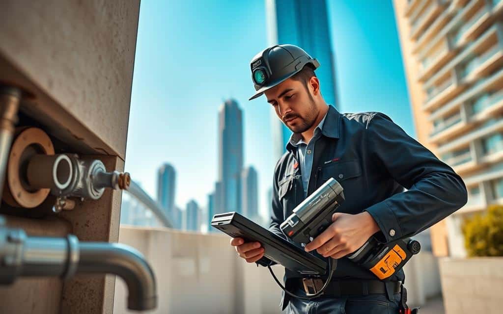 كشف تسربات حي العريجاء بالرياض