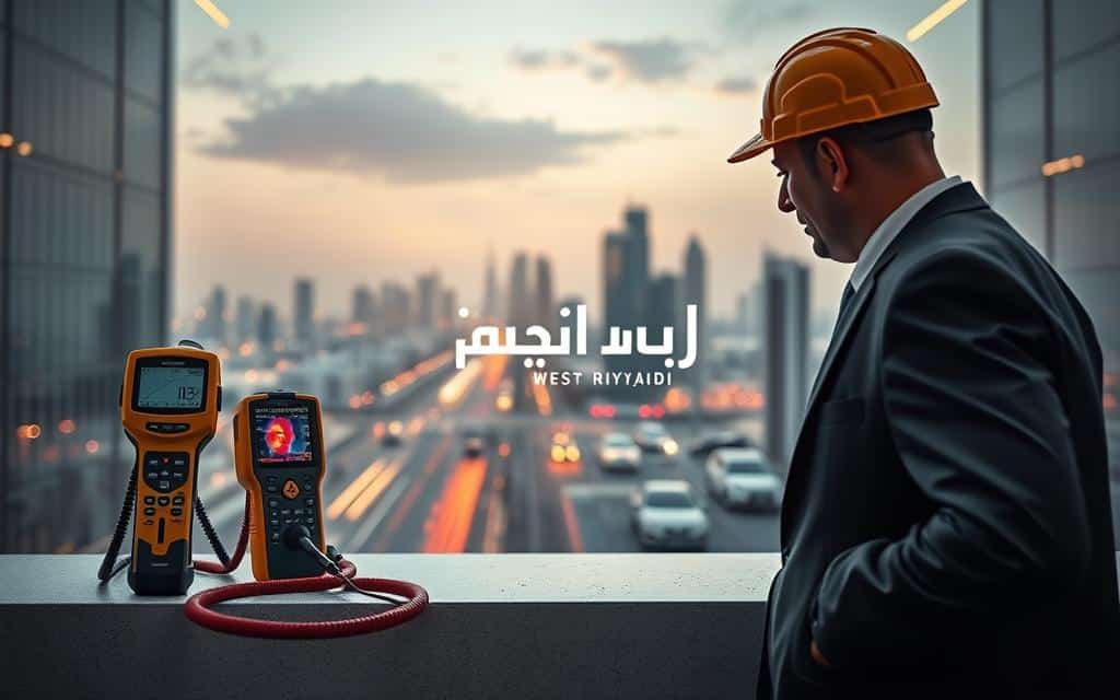 كشف تسربات المياه غرب الرياض