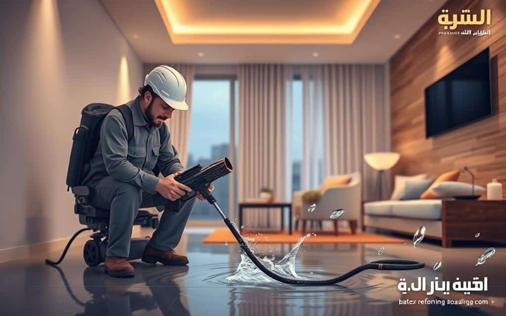 كشف تسربات المياه شمال الرياض